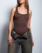 EXTREME SNATCH STRETCHY JASUMIN Shapewear Body BROWN | SEISHIKI STUDIO