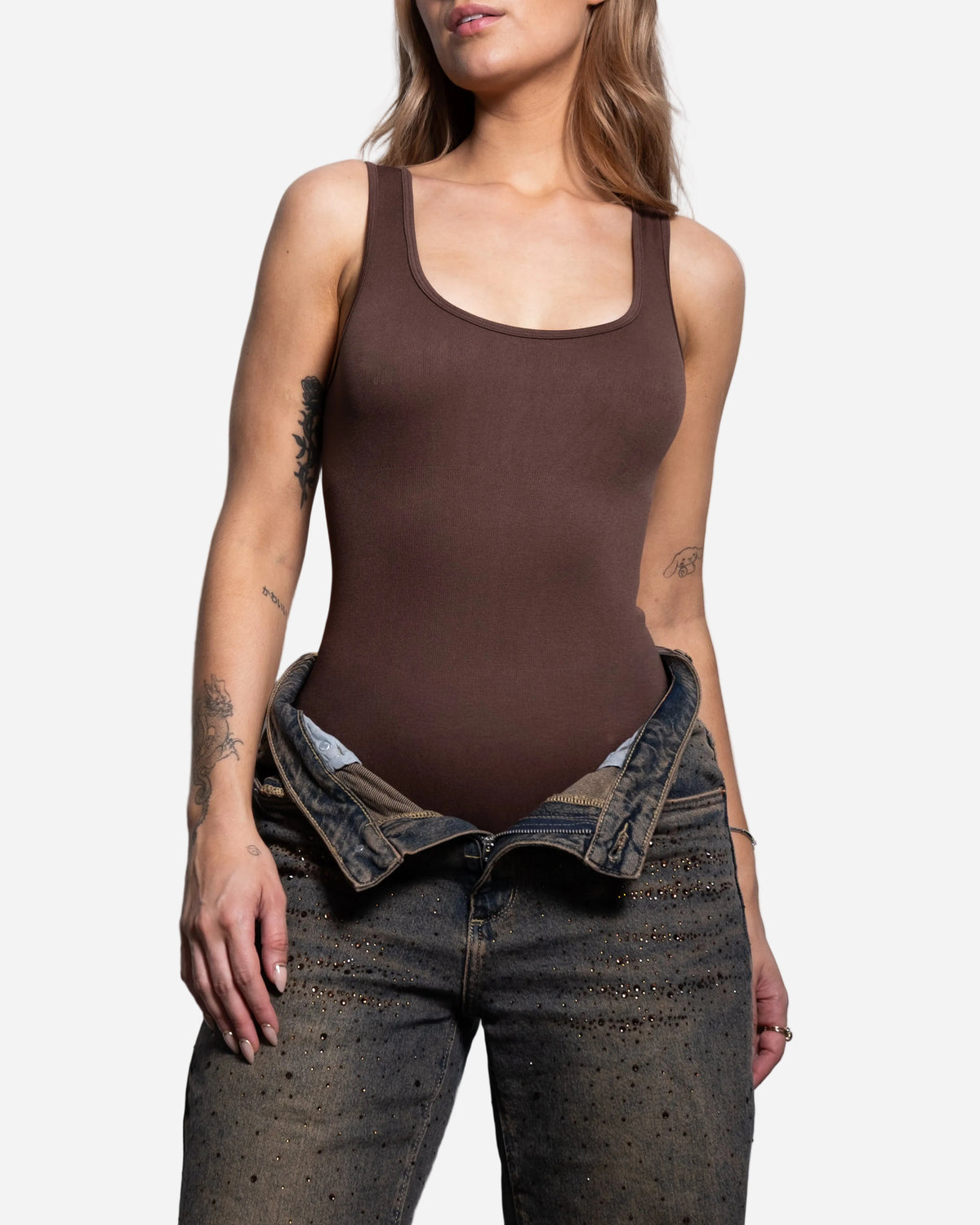Extreme Snatch Stretchy Jasumin Shapewear Body Brown – SEISHIKI STUDIO