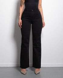 STRETCHY BLACK Straight Leg Jeans | SEISHIKI STUDIO