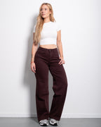 STRETCHY STRAIGHT LEG JEANS DARK PURPLE - INSEAM 78CM | SEISHIKI STUDIO
