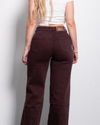 STRETCHY STRAIGHT LEG JEANS DARK PURPLE - INSEAM 78CM | SEISHIKI STUDIO