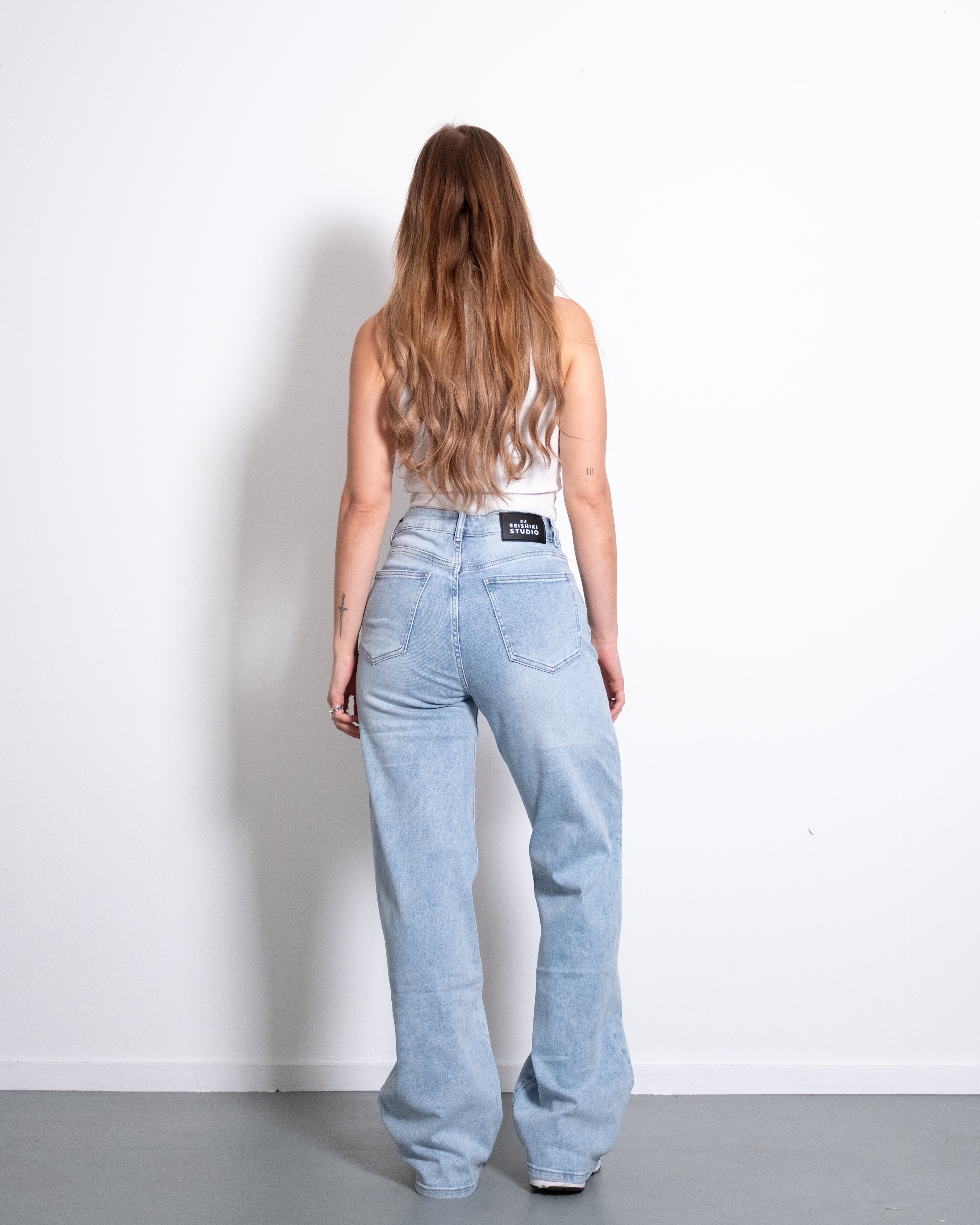 HAIRATO Wide Leg Jeans - INSEAM 90CM