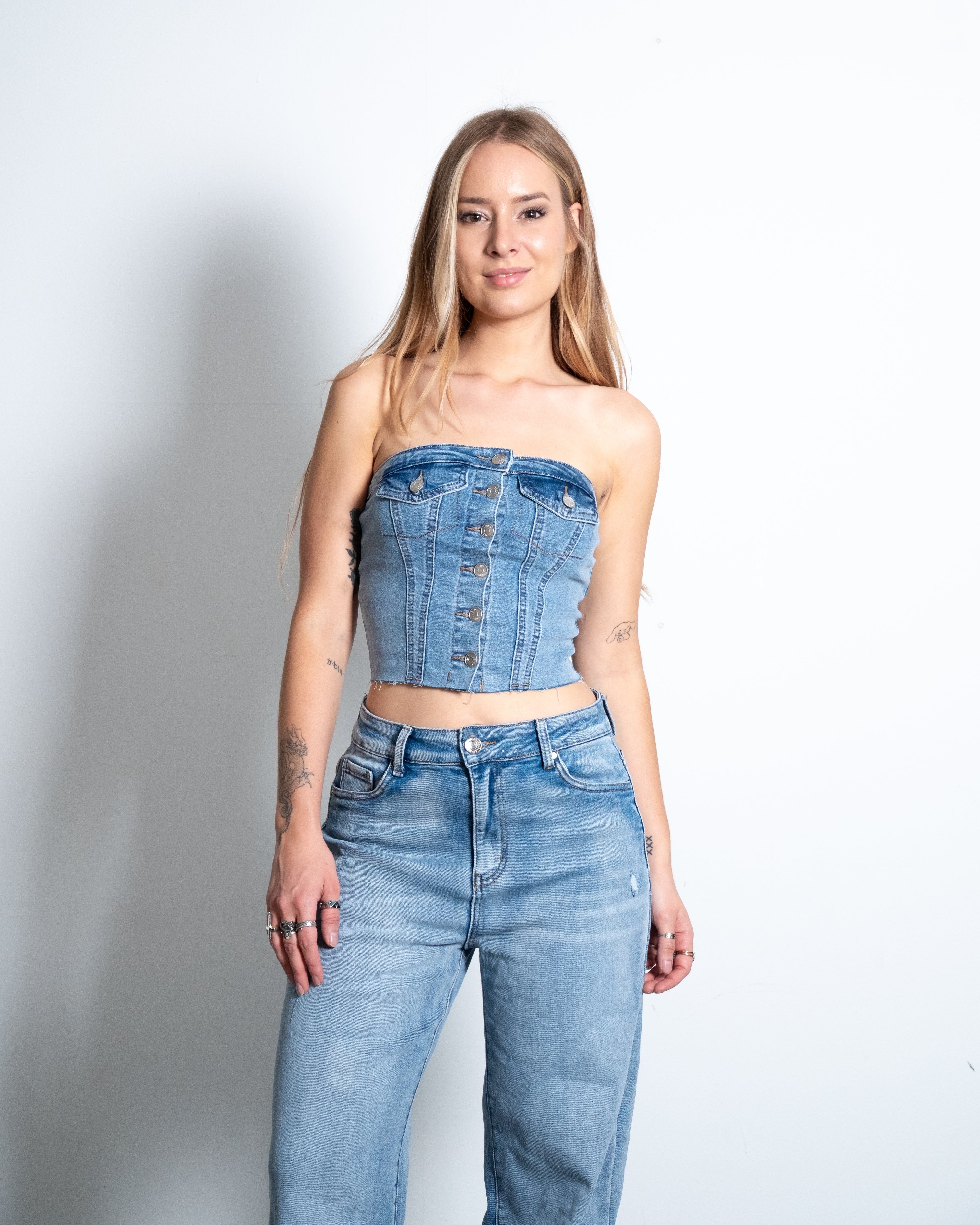 HINODE Denim Top