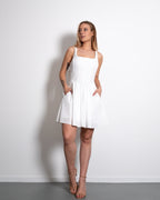 MASARU Dress WHITE