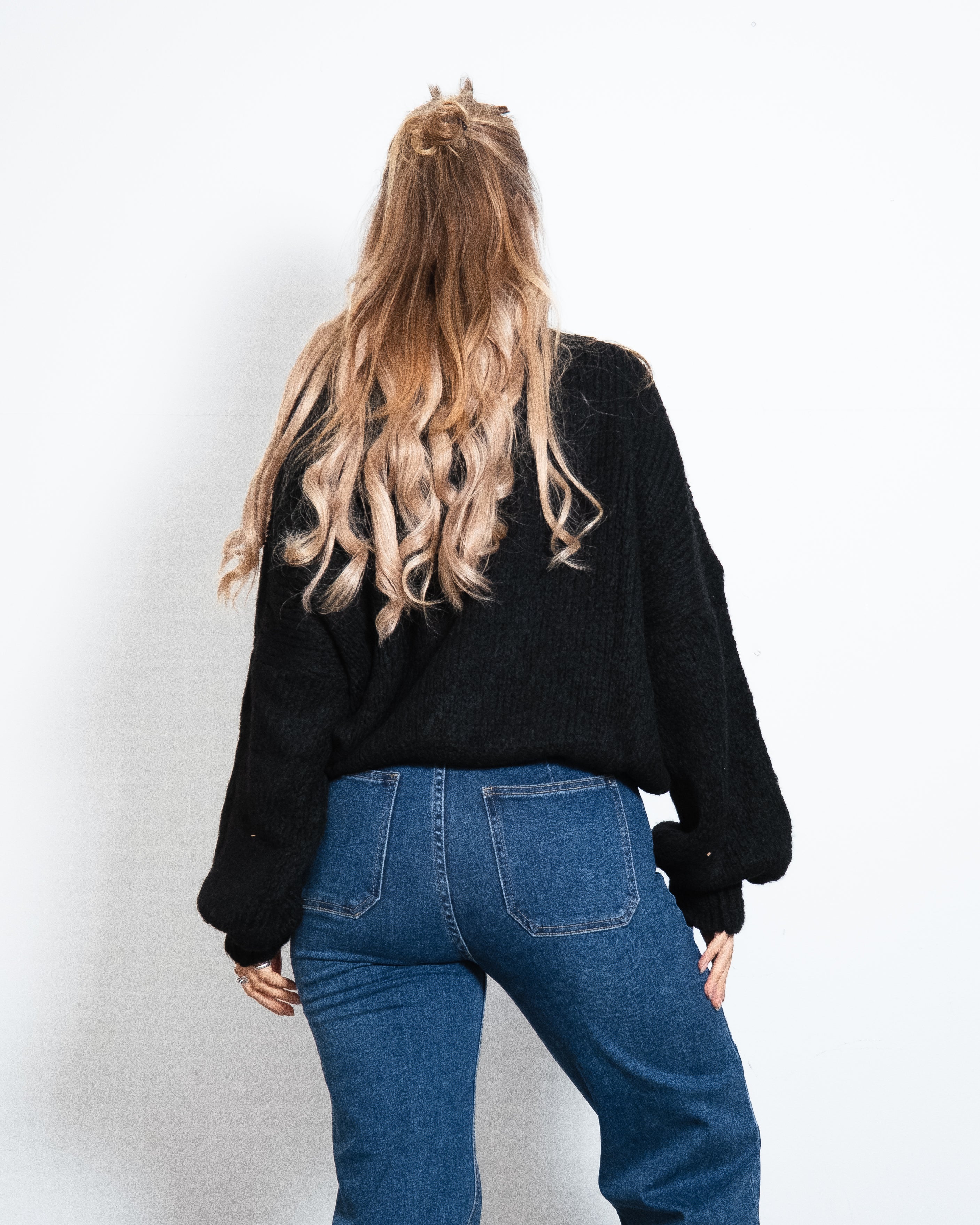 KONETO Sweater BLACK