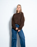 KONETO Sweater CHOCOLATE
