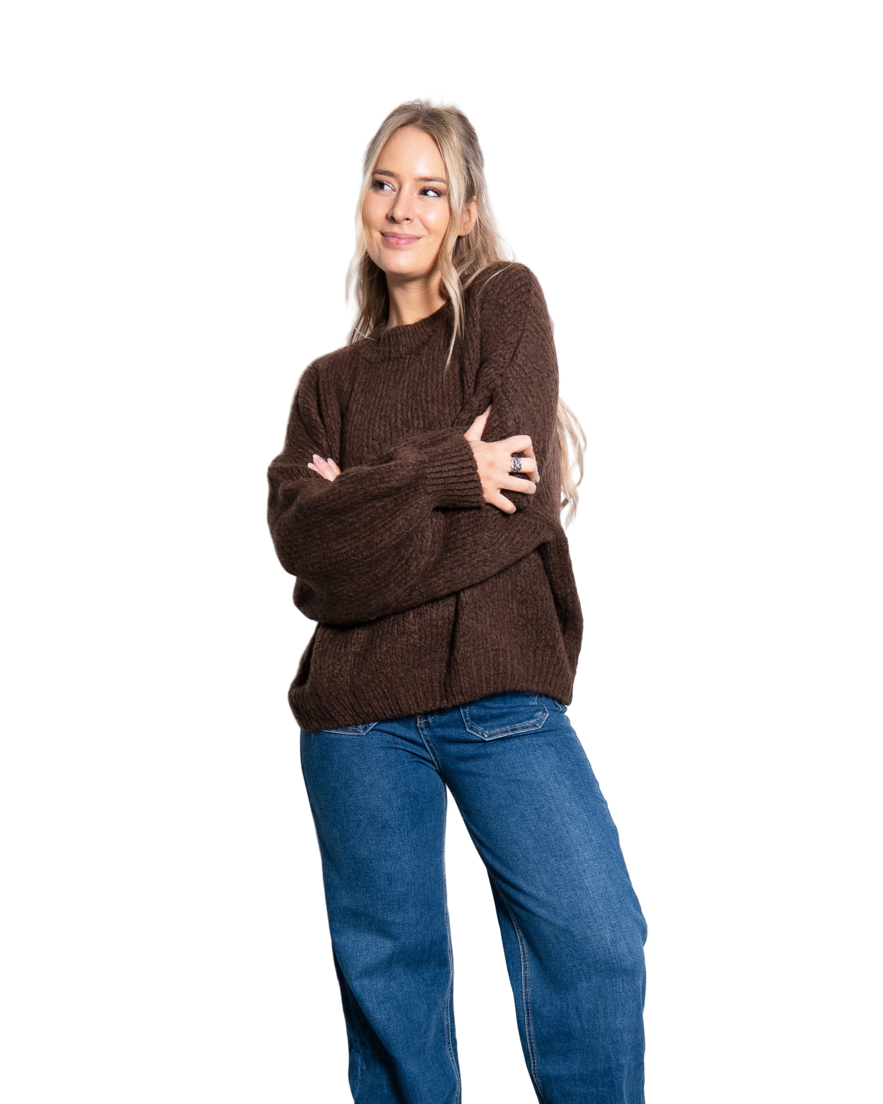 KONETO Sweater CHOCOLATE