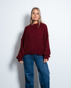 KONETO Sweater BURGUNDY