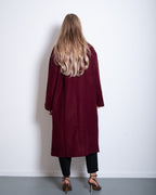 ICHI Coat BURGUNDY