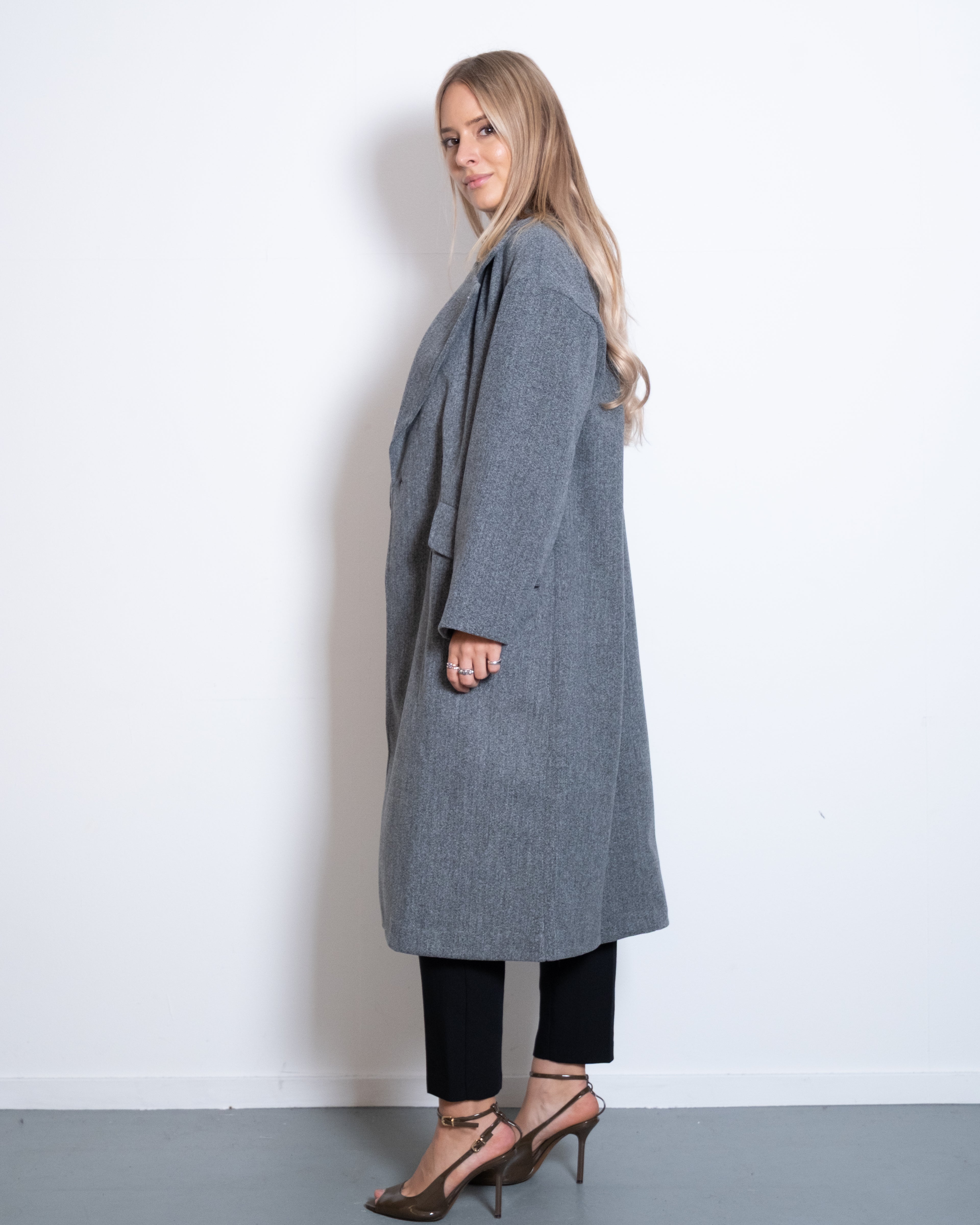 ICHI Coat DARK GREY