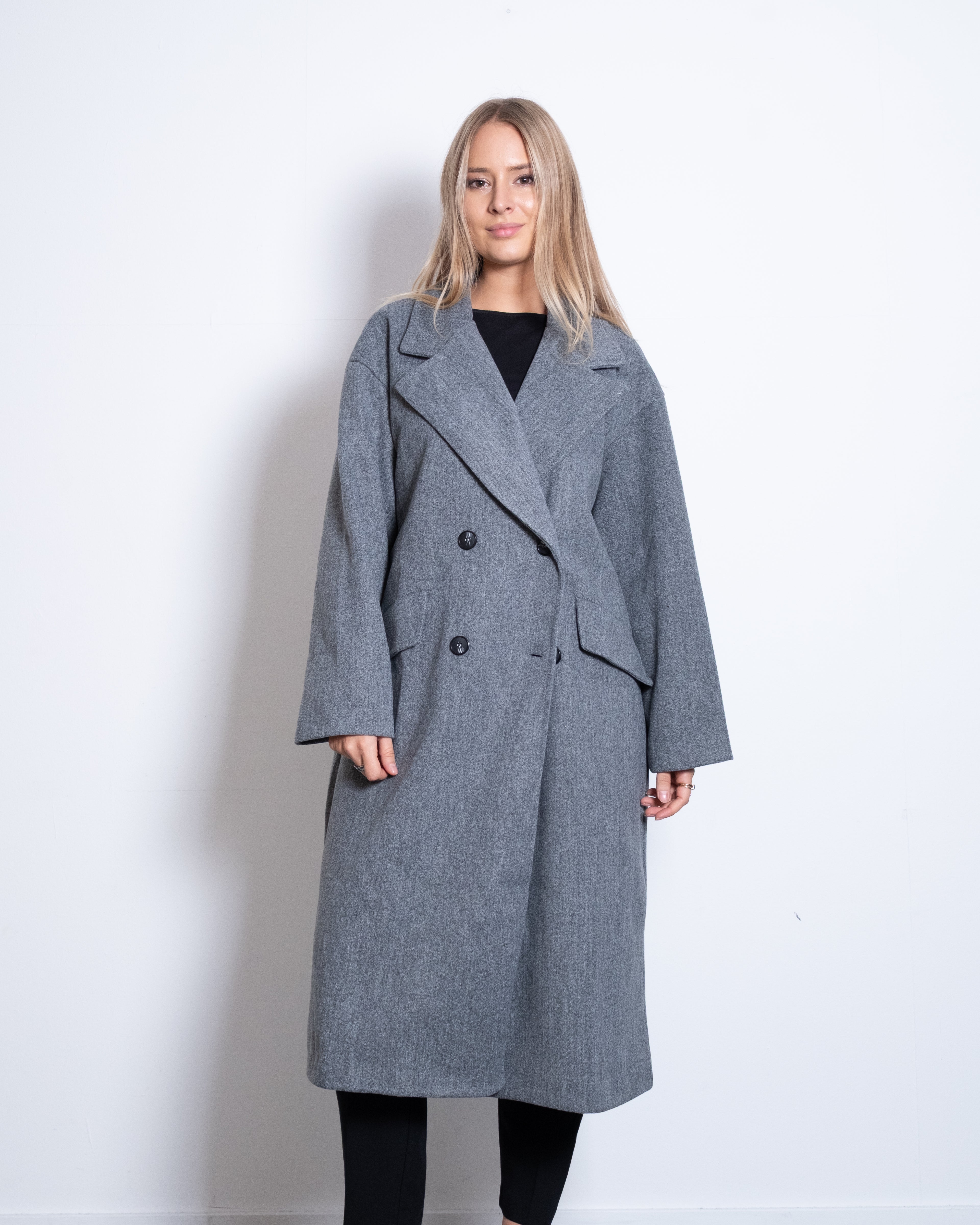 ICHI Coat DARK GREY