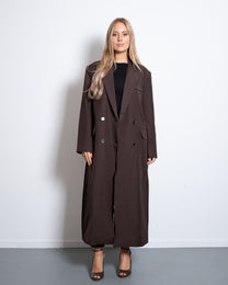 Long Dark Brown Coat – SEISHIKI STUDIO