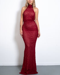 Super Stretchy Haruka Dress Burgundy – SEISHIKI STUDIO