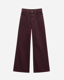 Stretchy Straight Leg Jeans Plum, curvy fit, 78 cm inseam – SEISHIKI STUDIO