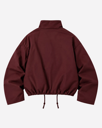 Balloon Sleeve Windbreaker Jacket Red – SEISHIKI STUDIO