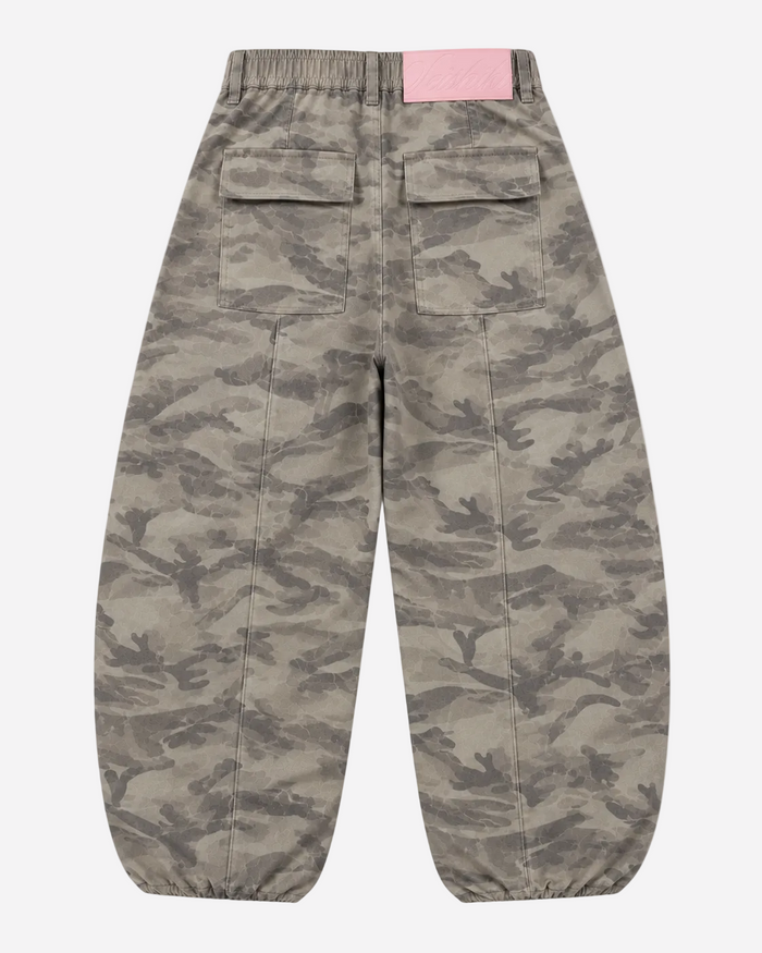 Light Camo Balloon Pants with Pink Patch | SEISHIKI STUDIO