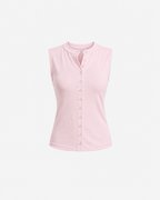 SEISHIKI STUDIO Soft Touch Button Top Blush