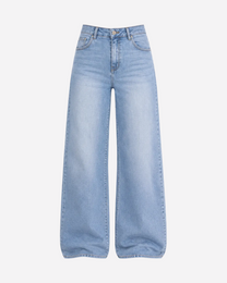 TALL - INSEAM 83CM - HIGH WAIST LIGHT WASH Wide Leg Jeans | SEISHIKI STUDIO