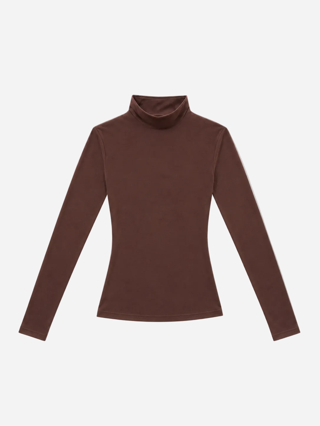 Second Skin Turtleneck Top Brown | SEISHIKI STUDIO