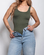 EXTREME SNATCH STRETCHY JASUMIN Shapewear Body GREEN | SEISHIKI STUDIO