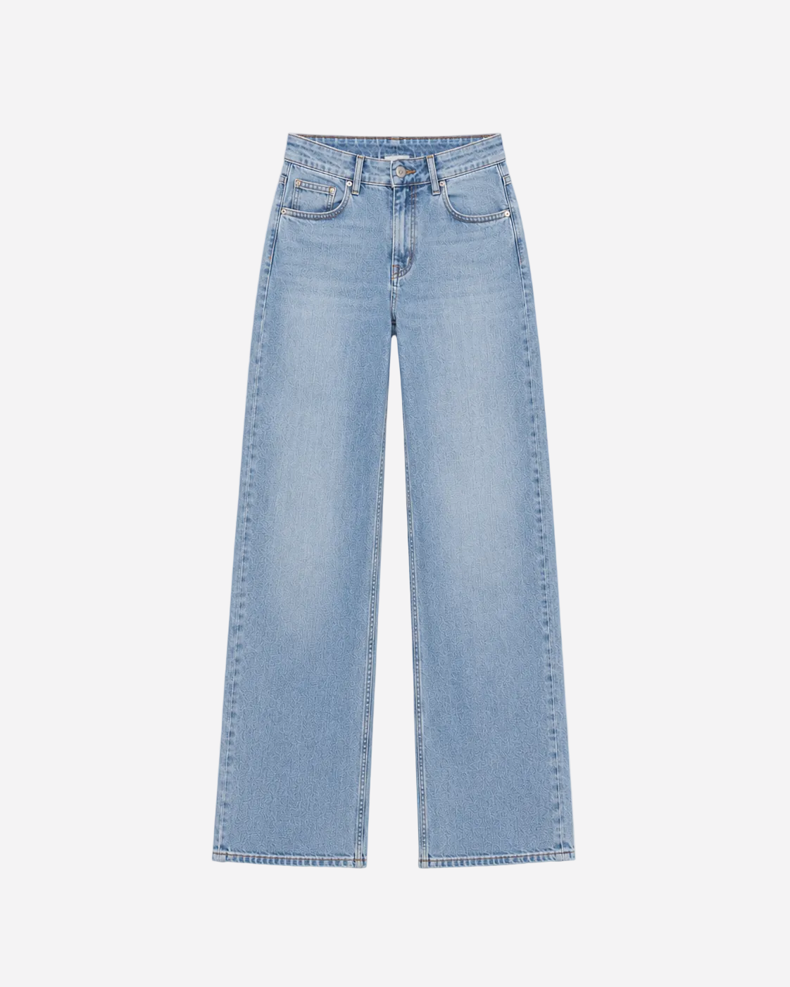 SUPER STRETCHY STRAIGHT LEG MEDIUM VINTAGE WASH JEANS - INSEAM 80CM - EITO - SEISHIKI STUDIO