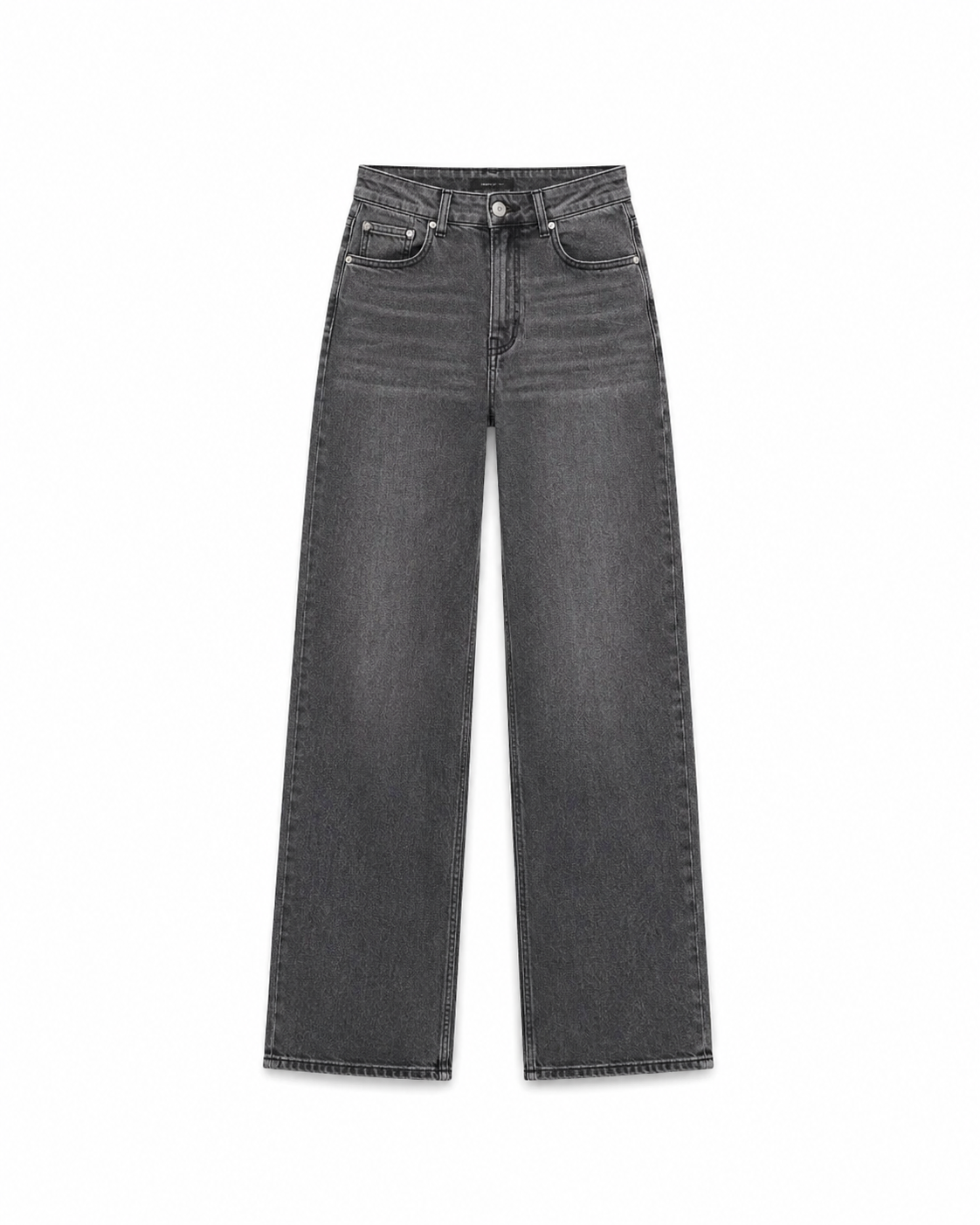 SUPER STRETCHY DARK GREY Wide Leg Jeans - INSEAM 80CM | SEISHIKI STUDIO