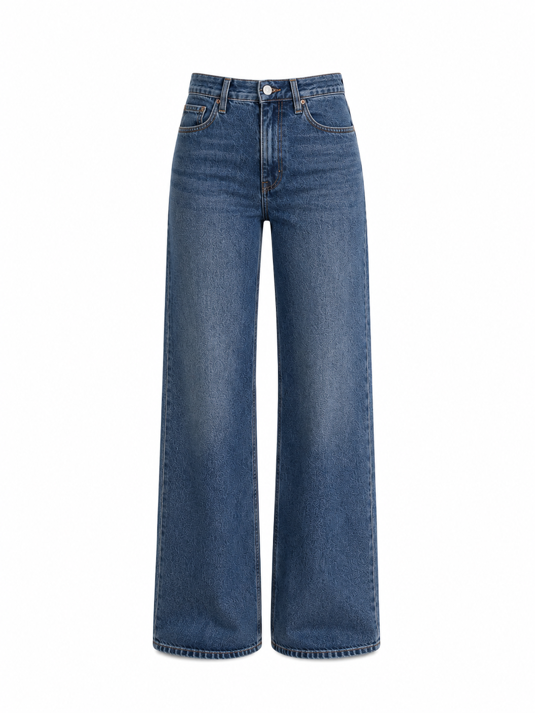 TALL STRETCHY BLUE WASH WIDE LEG JEANS - INSEAM 86CM | SEISHIKI STUDIO