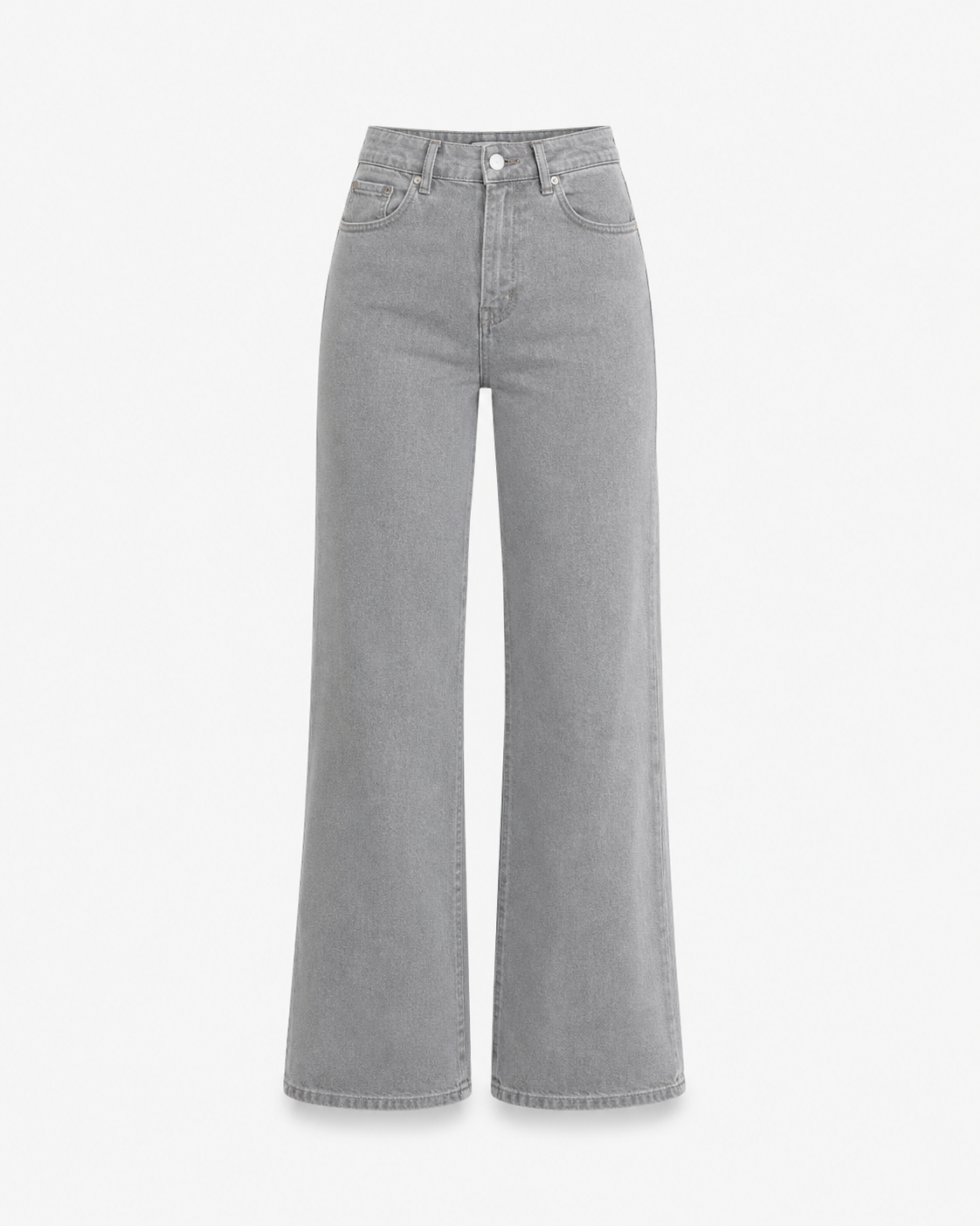 002 - THE BAGGY STRAIGHT LEG STRETCHY Jeans LIGHT GREY - INSEAM 78CM | SEISHIKI STUDIO