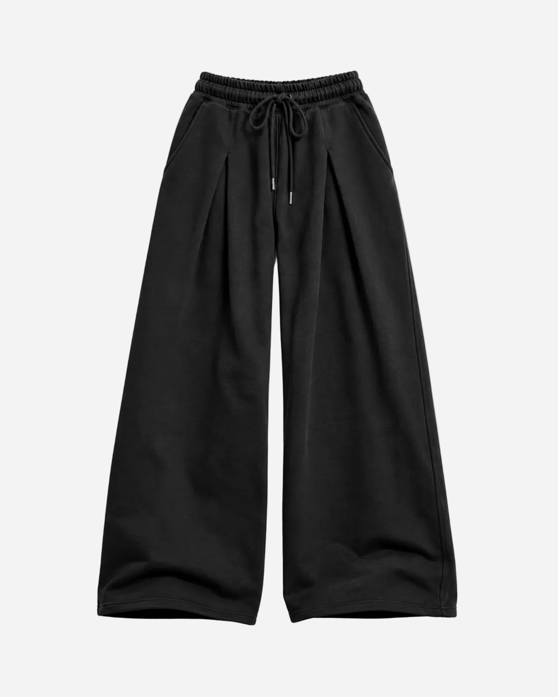 ULTRA STRETCH SEISHIKI STUDIO Relaxed Barrel Sweatpants BLACK | SEISHIKI STUDIO