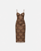 SUPER STRETCHY SPARKLY LEOPARD PRINT DRESS | SEISHIKI STUDIO