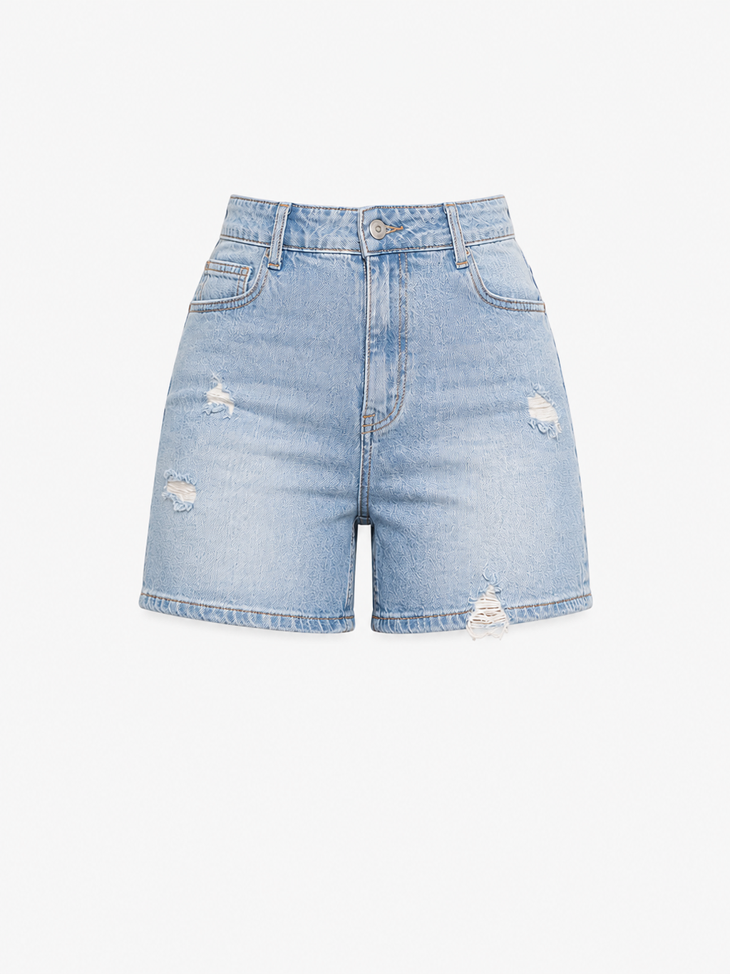 mid thigh ripped jeans shorts - low stretch | SEISHIKI STUDIO