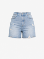 mid thigh ripped jeans shorts - low stretch | SEISHIKI STUDIO