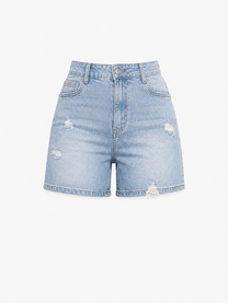 mid thigh ripped jeans shorts - low stretch | SEISHIKI STUDIO