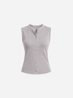 SEISHIKI STUDIO Soft Touch Button Top Grey
