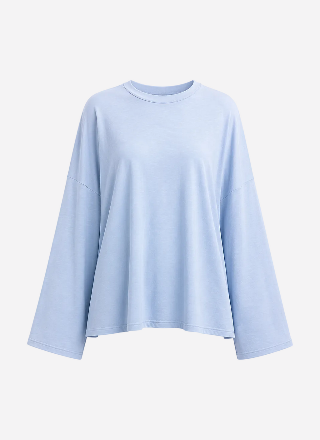 super oversized longsleeve t-shirt blue | SEISHIKI STUDIO