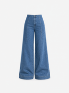 STRETCHY Medium Wash Denim Pants - INSEAM 82CM | SEISHIKI STUDIO