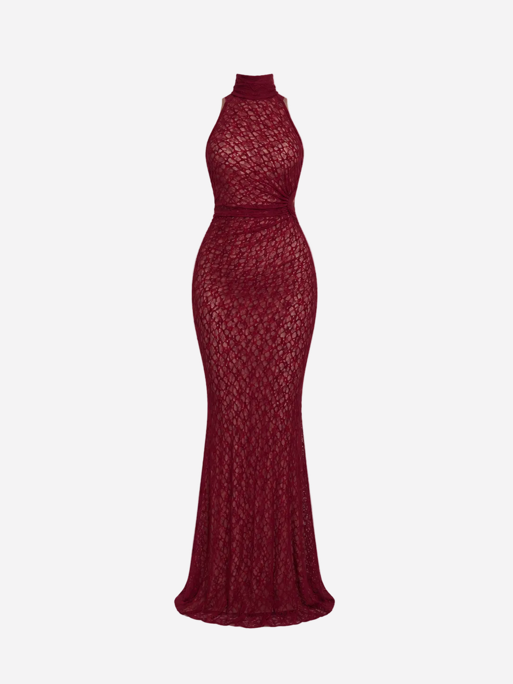 SUPER STRETCHY HARUKA Dress BURGUNDY | SEISHIKI STUDIO