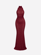 SUPER STRETCHY HARUKA Dress BURGUNDY | SEISHIKI STUDIO