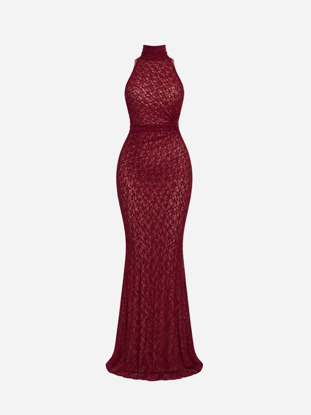 SUPER STRETCHY HARUKA Dress BURGUNDY | SEISHIKI STUDIO