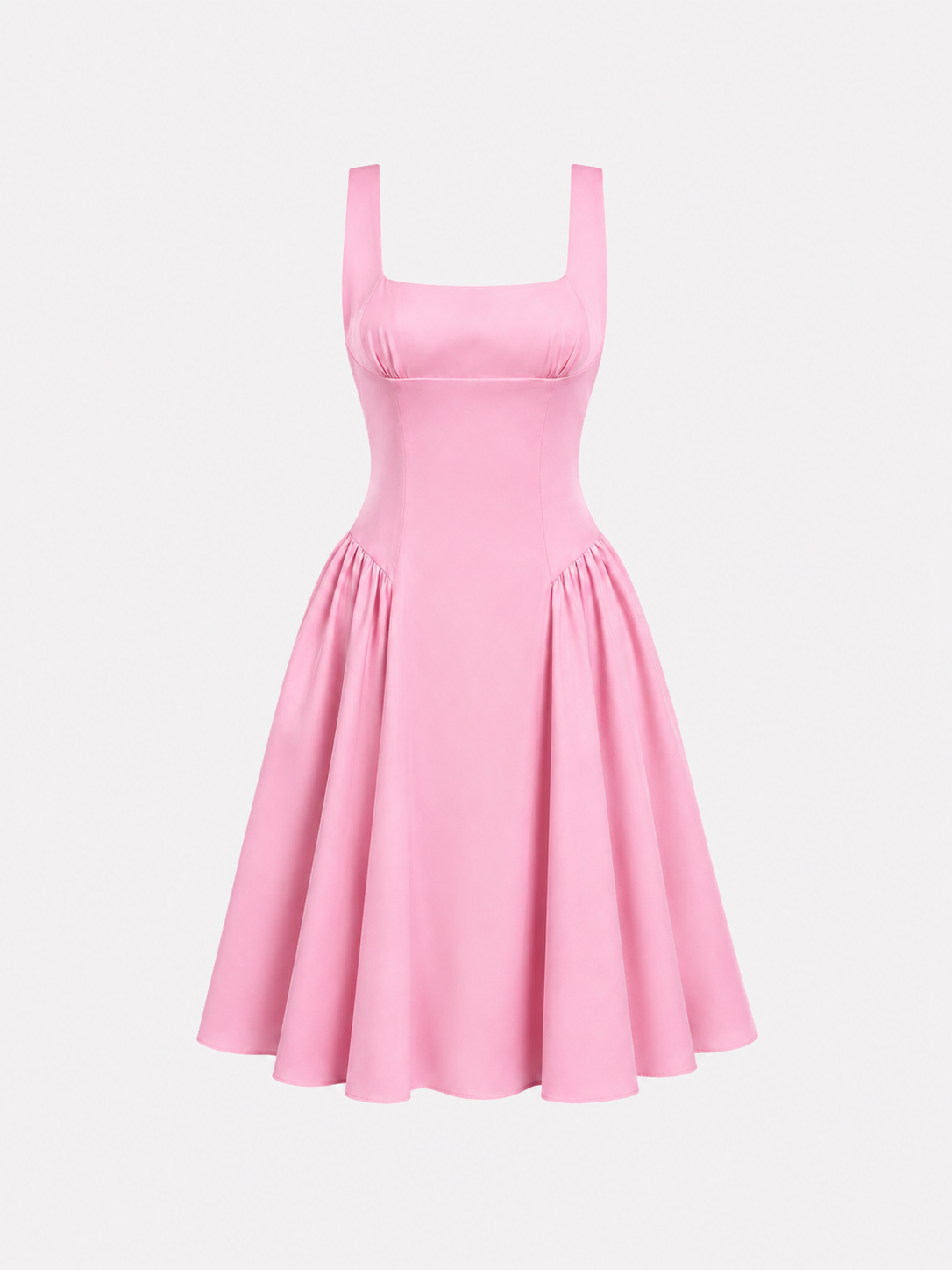 SEISHIKI STUDIO Open Back Bow Dress Pink
