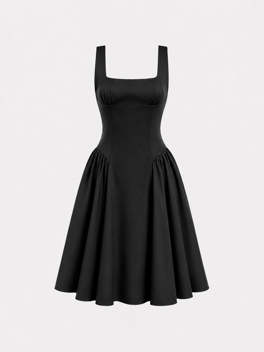 SEISHIKI STUDIO Open Back Bow Dress Black