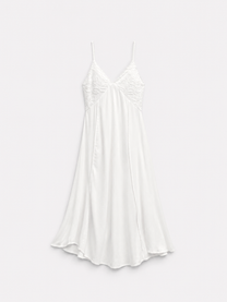 White Flowy Lace Cami Maxi Dress – SEISHIKI STUDIO