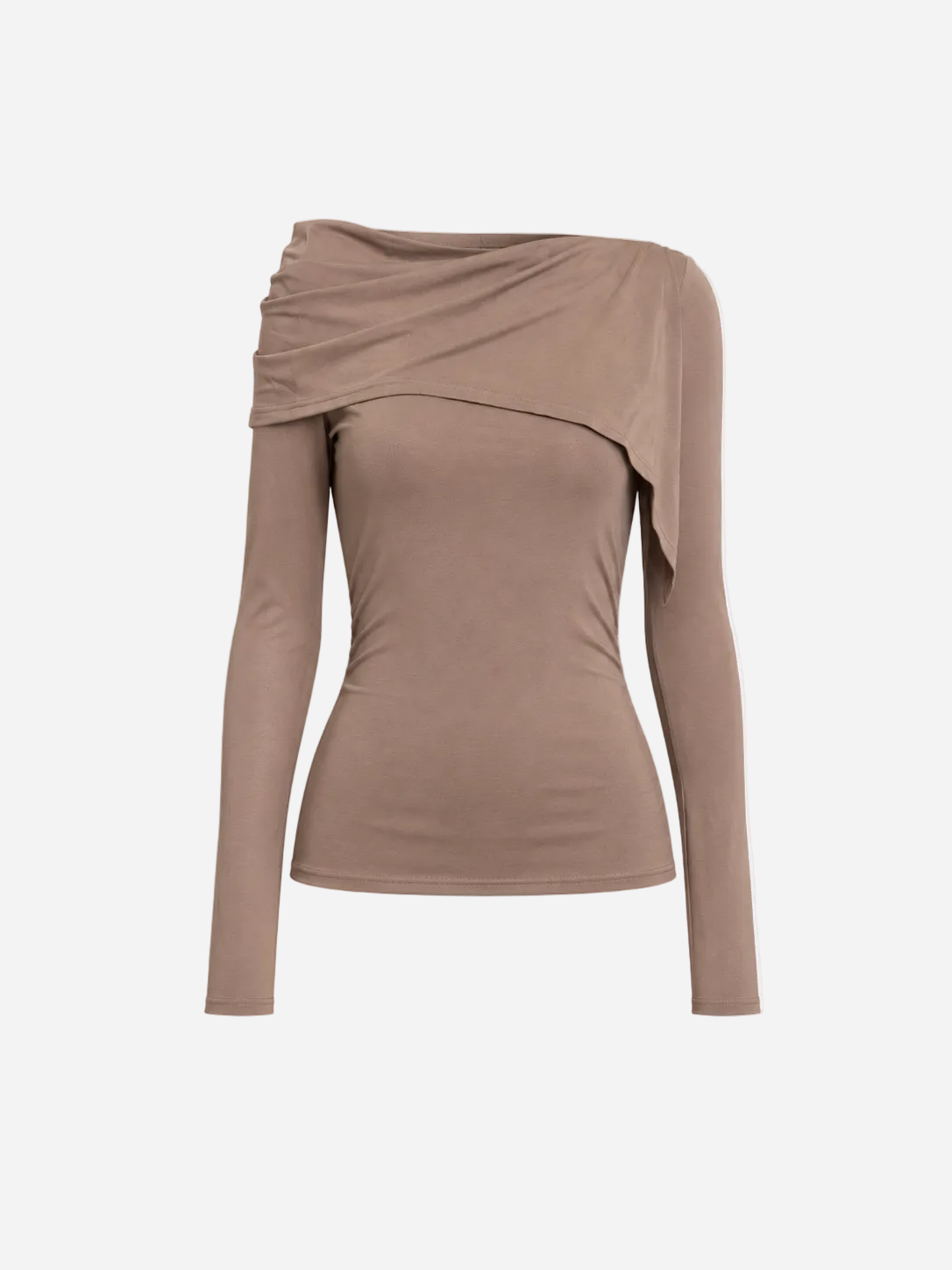 Off Shoulder Stretchy Top Camel – SEISHIKI STUDIO