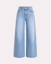 LIGHT STRETCH MEDIUM WAIST ULTRA WIDE LEG JEANS - INSEAM 78CM | SEISHIKI STUDIO
