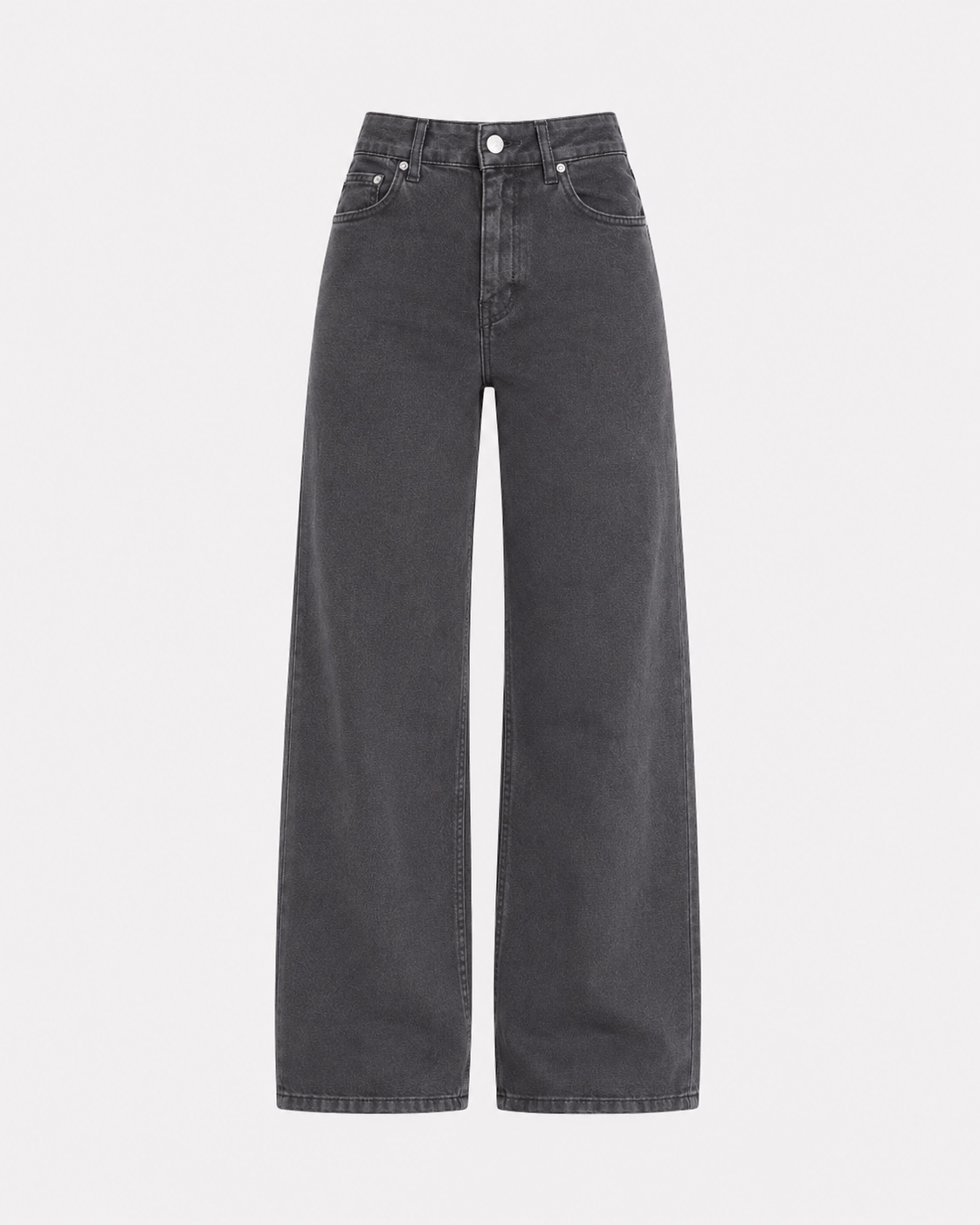 002 - THE BAGGY STRAIGHT LEG STRETCHY Jeans GREY - INSEAM 78CM