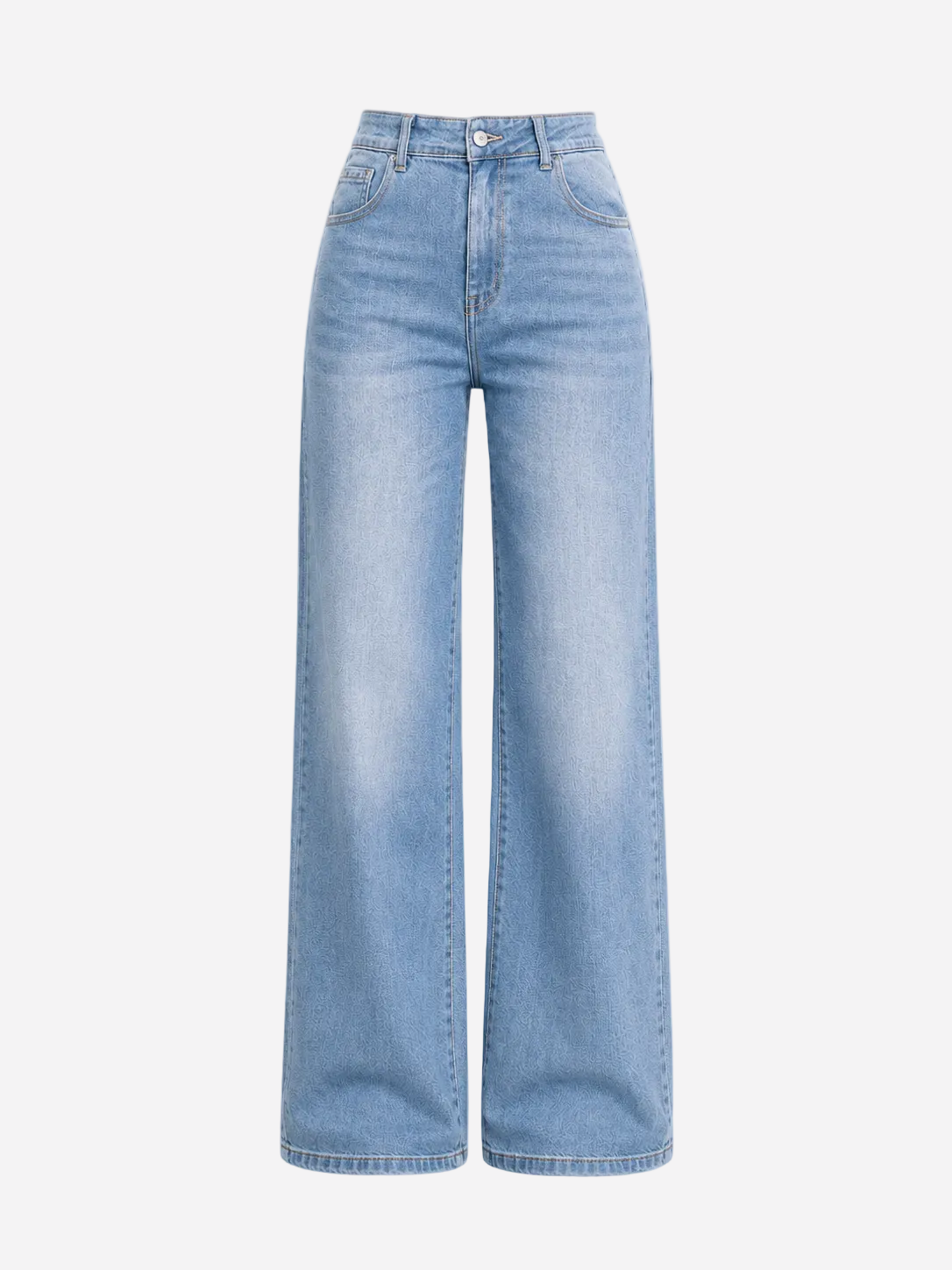 INSEAM 81CM - LIGHT STRETCH - HIGH WAIST WIDE LEG JEANS LIGHT WASH | SEISHIKI STUDIO