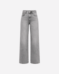 BUTTER FLEX - SUPER STRETCH High Waist Grey Wide Leg Jeans - INSEAM 79CM | SEISHIKI STUDIO