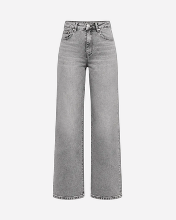 Butter Flex – Super Stretch High Waist Grey Wide Leg Jeans – Curvy Fit – Inseam 79cm | SEISHIKI STUDIO