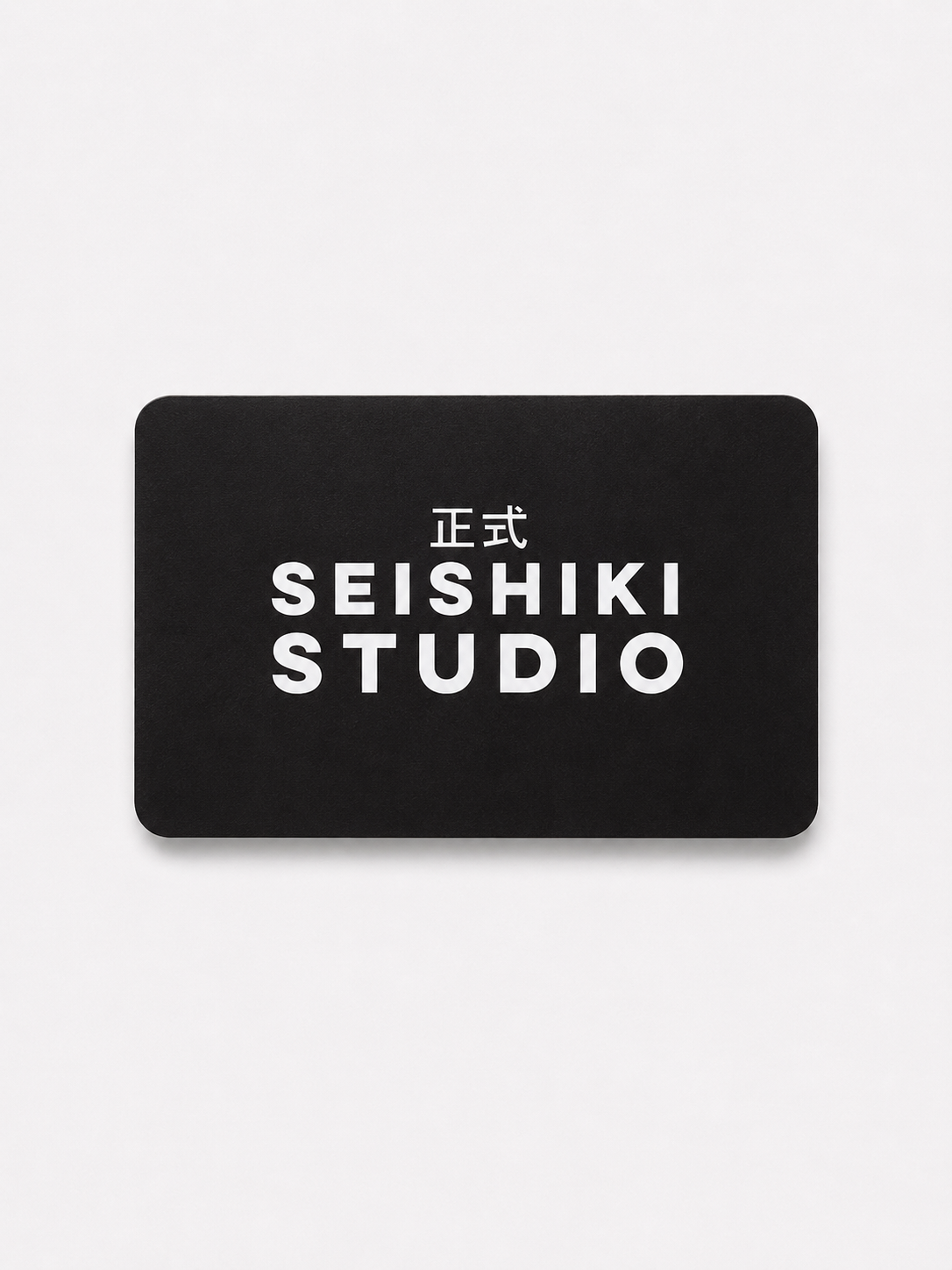 SEISHIKI STUDIO Electronic Giftcard