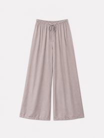 Flowy Drawstring Wide Leg Trousers Taupe | SEISHIKI STUDIO